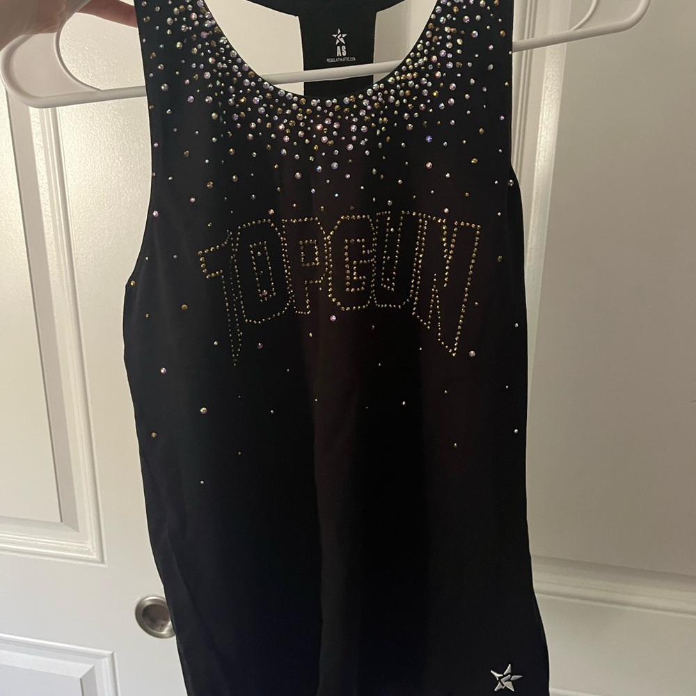 Top Gun All Stars Cheer practice wear tank 24’-25’ season